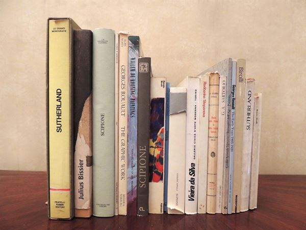 Twenty Books on Modern Artists: Sutherland, de Kooning, Scipione, Sartorio, Birolli and Others  - Auction Laura Tansini's Art Library - Maison Bibelot - Casa d'Aste Firenze - Milano