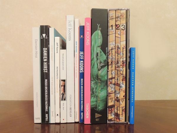 Quattordici libri su Damien Hirst e Jeff Koons  - Asta La Biblioteca d'arte di Laura Tansini - Maison Bibelot - Casa d'Aste Firenze - Milano