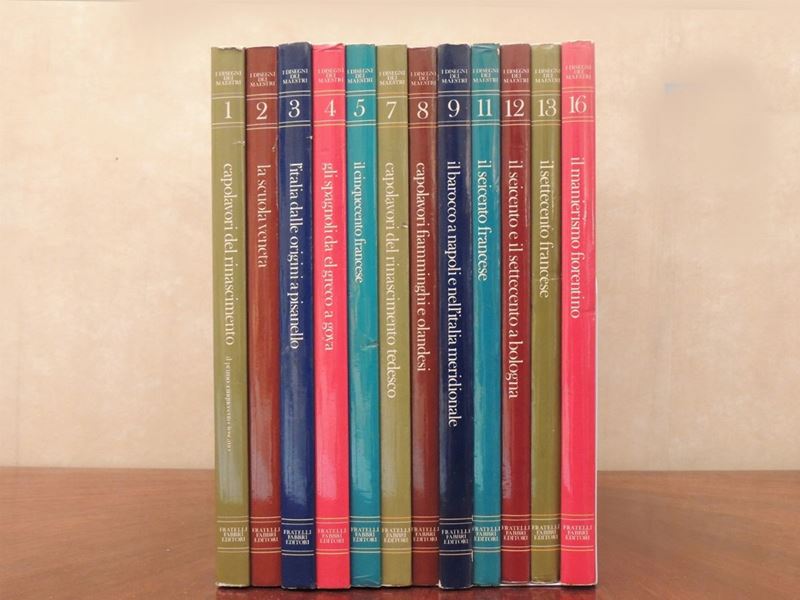 Dodici Libri della Collana 'i Disegni dei Maestri'