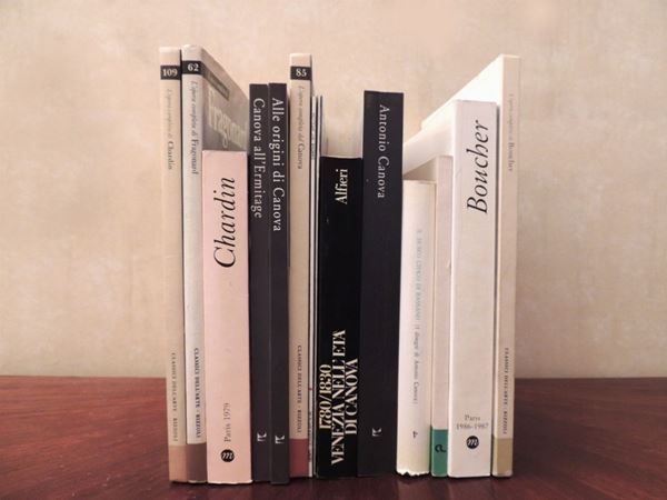 Twelve Books on Eighteen and Nineteenth Century Artists:  - Auction Laura Tansini's Art Library - Maison Bibelot - Casa d'Aste Firenze - Milano