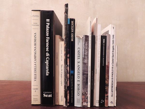 Sedici libri di storia e arte: Roma  - Asta La Biblioteca d'arte di Laura Tansini - Maison Bibelot - Casa d'Aste Firenze - Milano