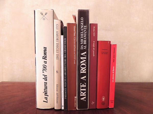 Nine Art Books on Rome  - Auction Laura Tansini's Art Library - Maison Bibelot - Casa d'Aste Firenze - Milano