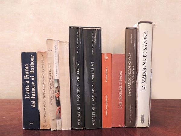 Eleven Art Books on Liguria and Emilia  - Auction Laura Tansini's Art Library - Maison Bibelot - Casa d'Aste Firenze - Milano