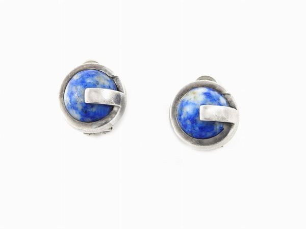 925/1000 silver Gucci earrings with lapis lazuli