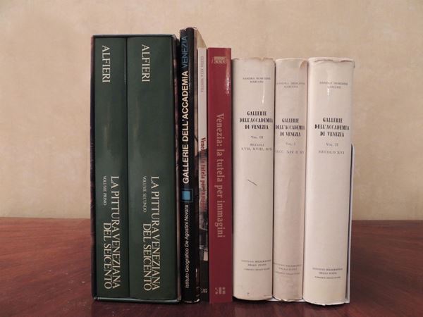 Otto libri sull'arte a Venezia  - Asta La Biblioteca d'arte di Laura Tansini - Maison Bibelot - Casa d'Aste Firenze - Milano