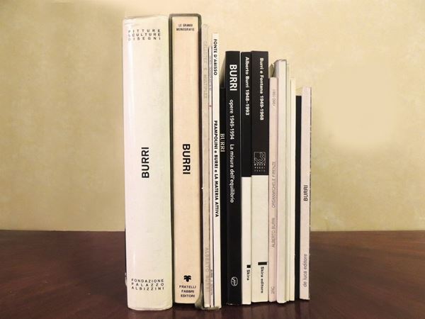 Thirteen Art Books on Alberto Burri  - Auction Laura Tansini's Art Library - Maison Bibelot - Casa d'Aste Firenze - Milano