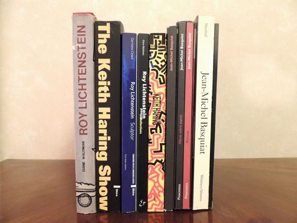Sei libri d'arte su Lichtenstein, Haring e Basquiat  - Asta La Biblioteca d'arte di Laura Tansini - Maison Bibelot - Casa d'Aste Firenze - Milano