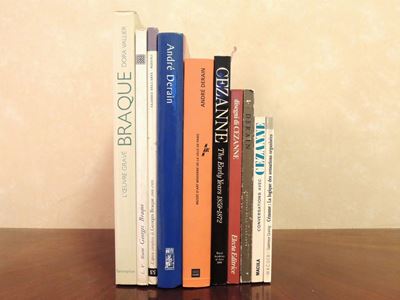 Dieci Libri su Pittori Francesi del XIX e XX Secolo: Cézanne, Braque, Derain