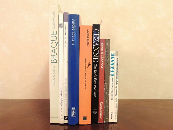 Ten Books on Nineteenth and Twentieth Century French Painters: Cézanne, Braque and Derain  - Auction Laura Tansini's Art Library - Maison Bibelot - Casa d'Aste Firenze - Milano