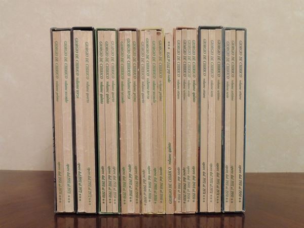 Giorgio de Chirico: catalogo generale  - Asta La Biblioteca d'arte di Laura Tansini - Maison Bibelot - Casa d'Aste Firenze - Milano