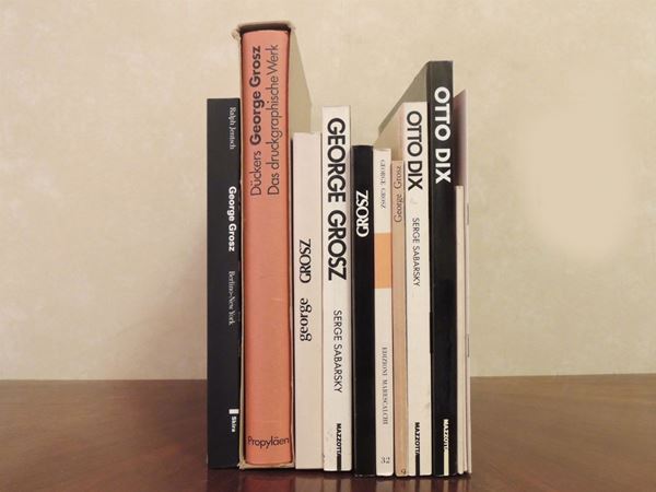Nine Art Books on George Grosz and Otto Dix  - Auction Laura Tansini's Art Library - Maison Bibelot - Casa d'Aste Firenze - Milano
