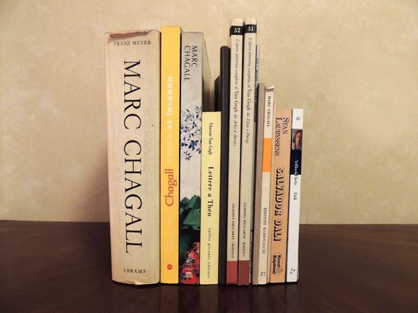 Undici libri d'arte su Van Gogh, Chagall, e Dalì  - Asta La Biblioteca d'arte di Laura Tansini - Maison Bibelot - Casa d'Aste Firenze - Milano