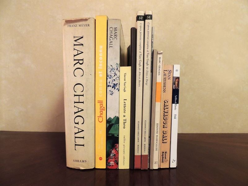 Undici Libri D'arte su Van Gogh, Chagall, e Dalì
