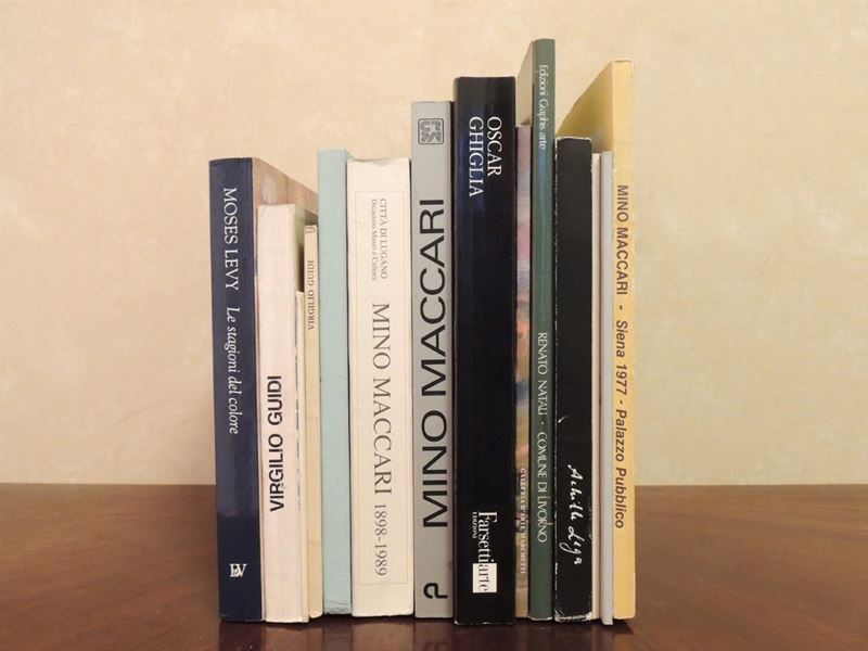 Dodici Libri su Pittori Italiani del Novecento: Moses Levy, Renato Natali, Virgilio Guidi e Altri