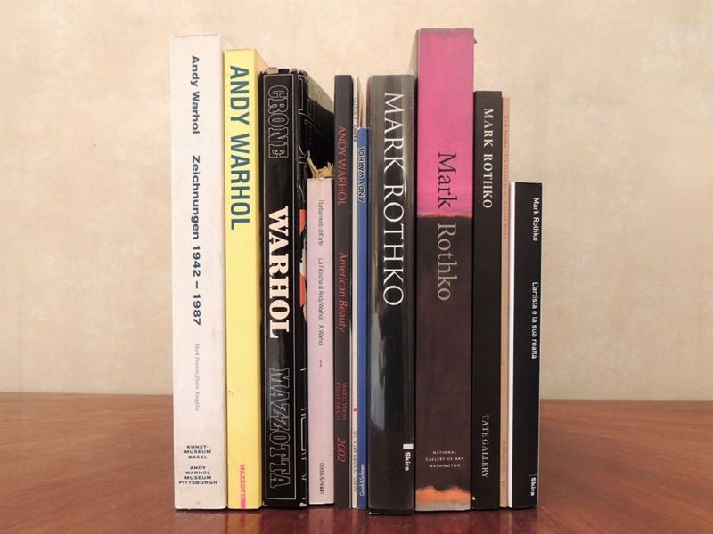 Undici Libri D'arte su Andy Warhol e Mark Rothko