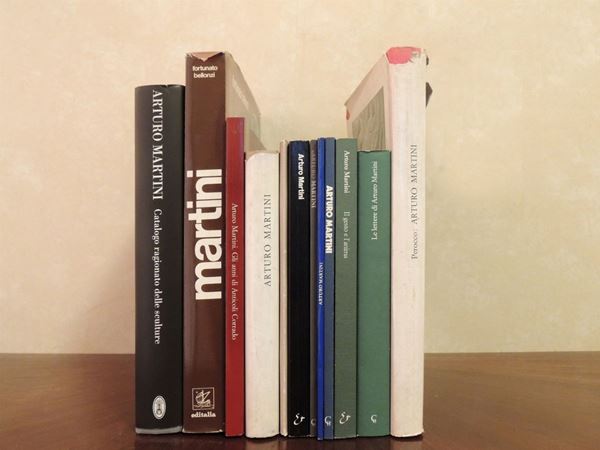 Dodici libri d'arte su Arturo Martini  - Asta La Biblioteca d'arte di Laura Tansini - Maison Bibelot - Casa d'Aste Firenze - Milano