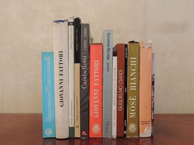 Dodici Libri su Artisti del XIX e XX Secolo: Fattori, Boldini, Cambellotti e Altri