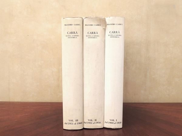 Carlo Carrà  - Asta La Biblioteca d'arte di Laura Tansini - Maison Bibelot - Casa d'Aste Firenze - Milano