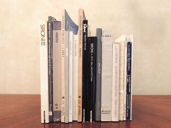 Sixteen Art Books on Carlo Carrà and Mario Sironi