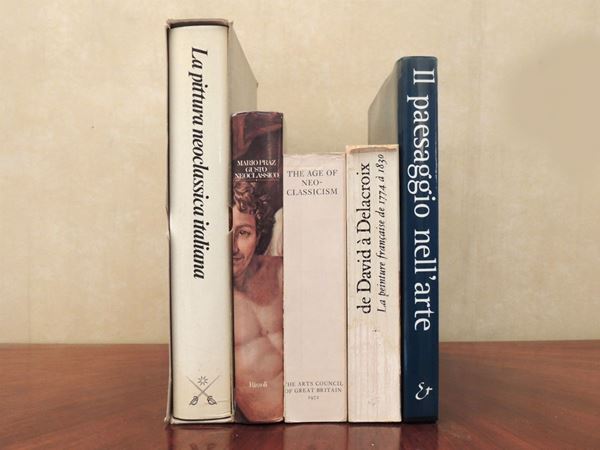 Cinque d'arte sul Neoclassicismo  - Asta La Biblioteca d'arte di Laura Tansini - Maison Bibelot - Casa d'Aste Firenze - Milano