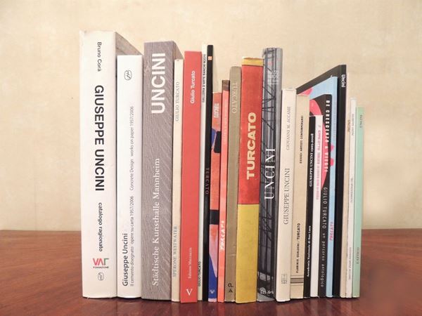 Twenty-two Art Books on Giuseppe Uncini and Giulio Turcato