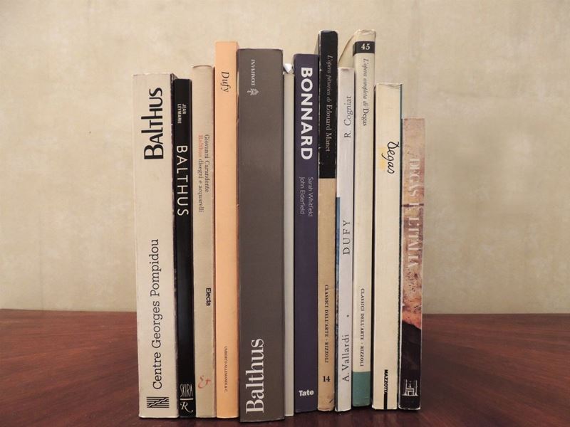 Dodici Libri su Artisti del XIX Secolo: Degas, Dufy, Balthus, Bonnard, Manet e Ducrot