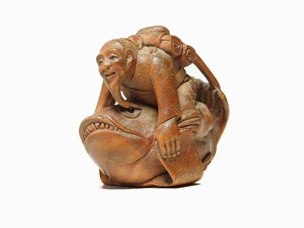 A Wooden Netsuke