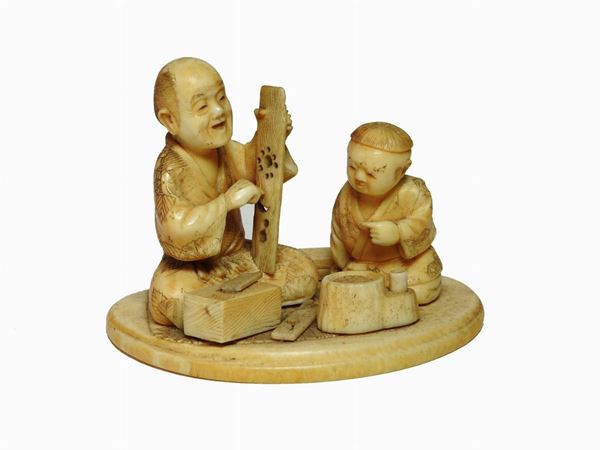 *An Ivory Okimono