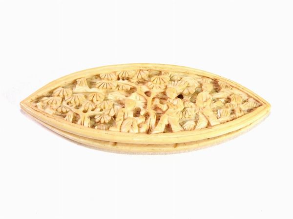 *A Carved Ivory Low-relief