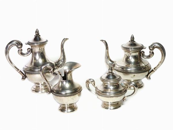 A Silver Tea and Coffee Set