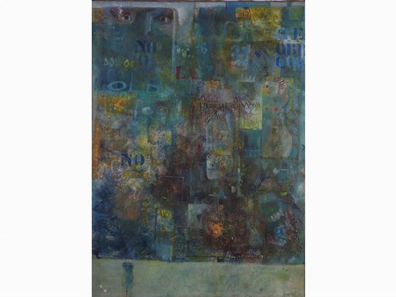 Antonio Possenti - Muro nella Città 1963