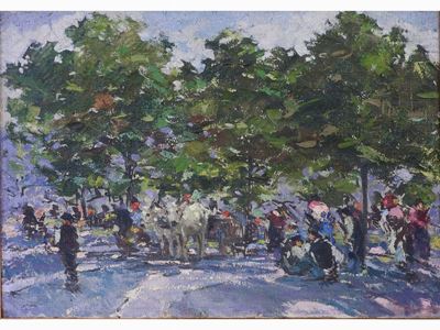 Paesaggio con Figure e Armenti 1921