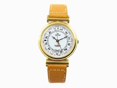Orologio da Polso per Uomo Sector in Acciaio e Placcato Oro Giallo