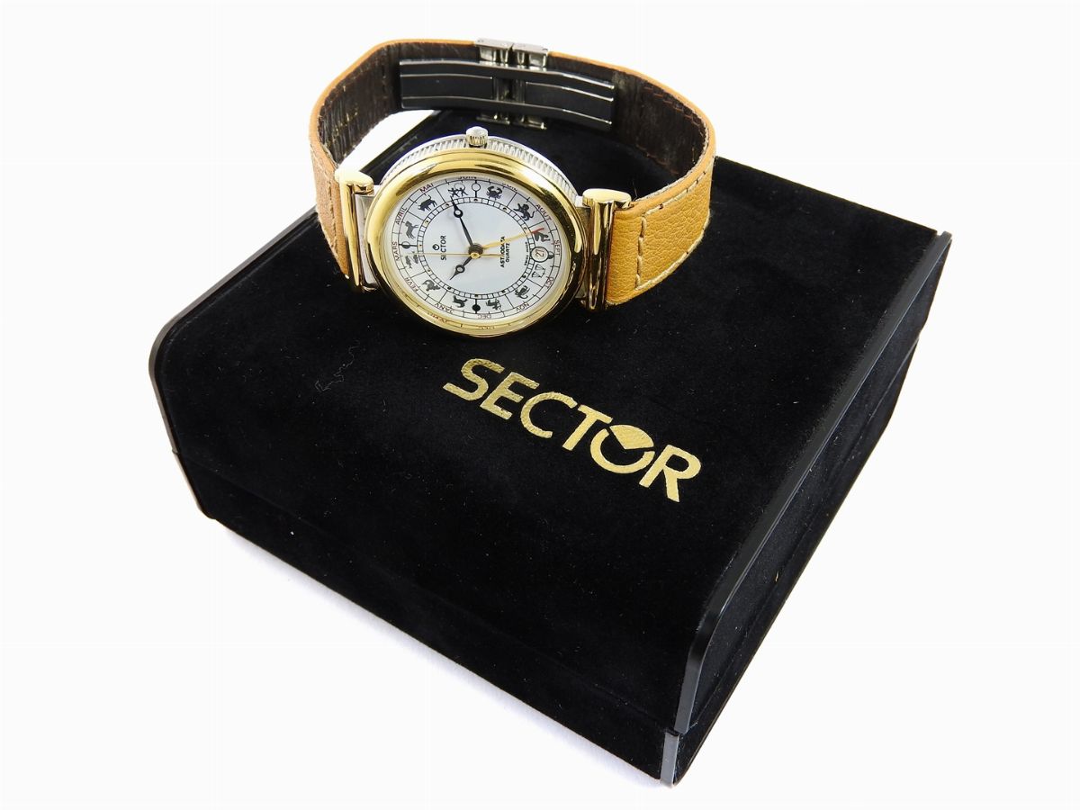 Orologio da Polso per Uomo Sector in Acciaio e Placcato Oro Giallo