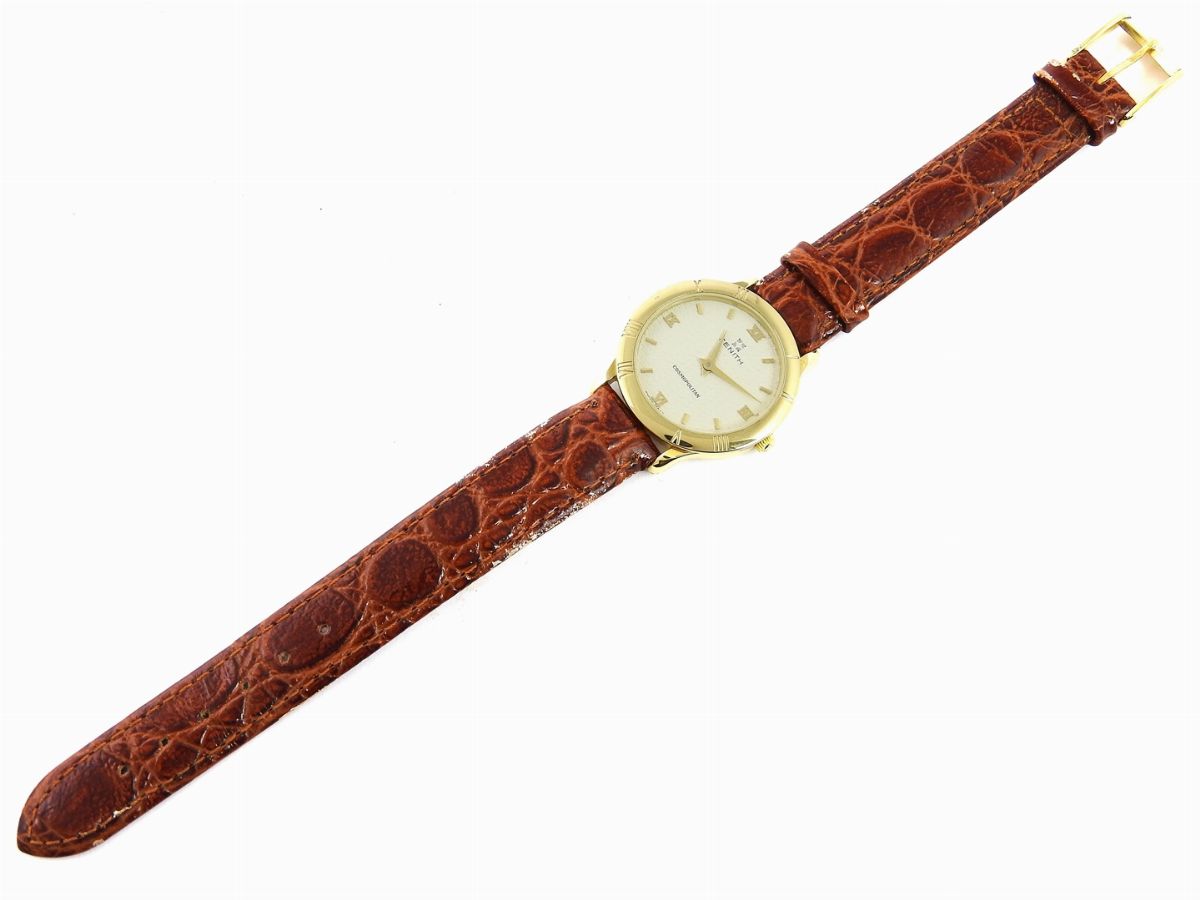 Orologio da Polso per Donna Zenith in Acciaio e Laminato Oro Giallo