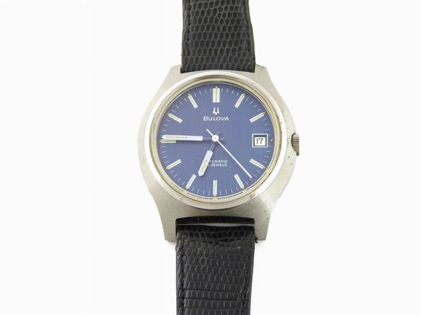 Stainless steel Bulova gentlemen wristwatch