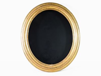 Coppia di Teche Pensili in Legno Dorato