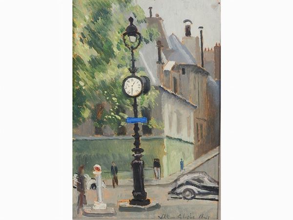 Valentino Ghiglia - View of Paris