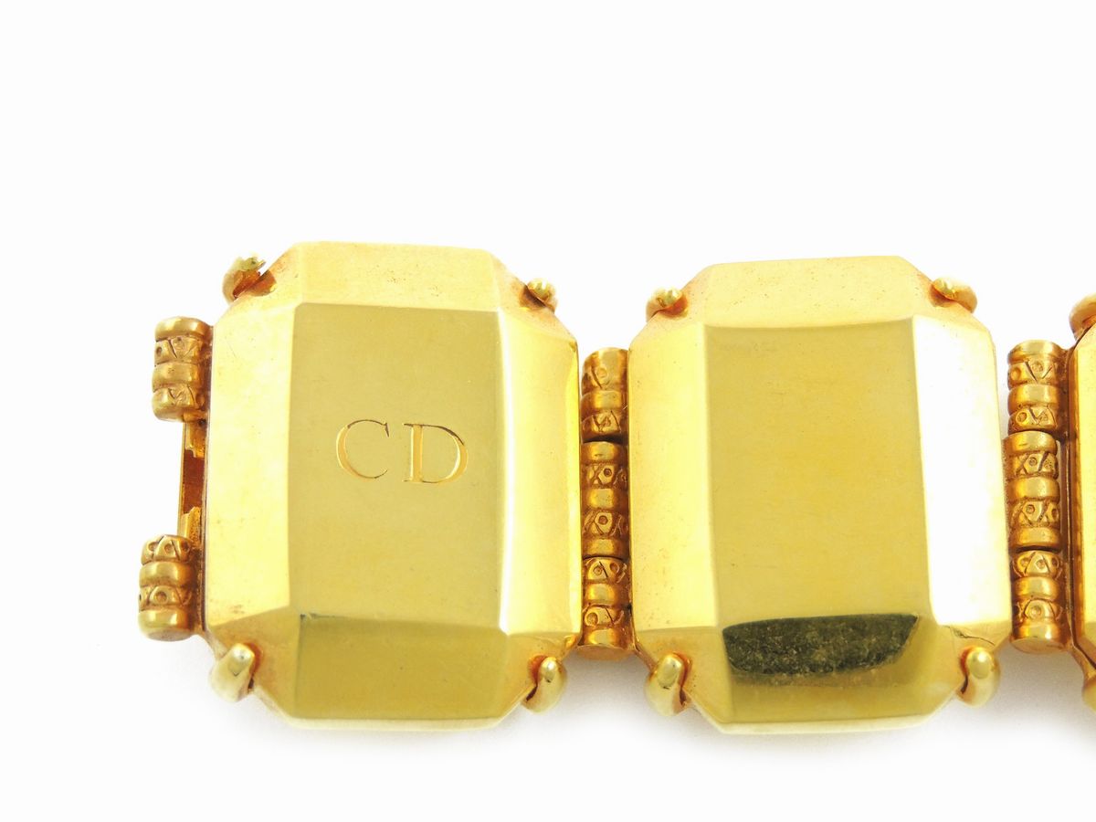 Bracciale in Metallo Dorato, Christian Dior Boutique
