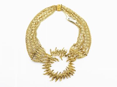 Girocollo in Metallo Dorato, Bijoux Bozart