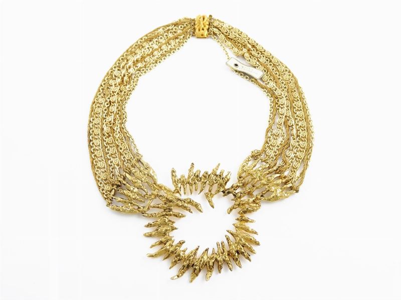 Girocollo in Metallo Dorato, Bijoux Bozart