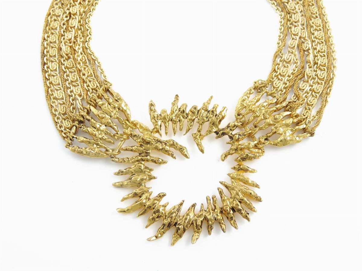 Girocollo in Metallo Dorato, Bijoux Bozart