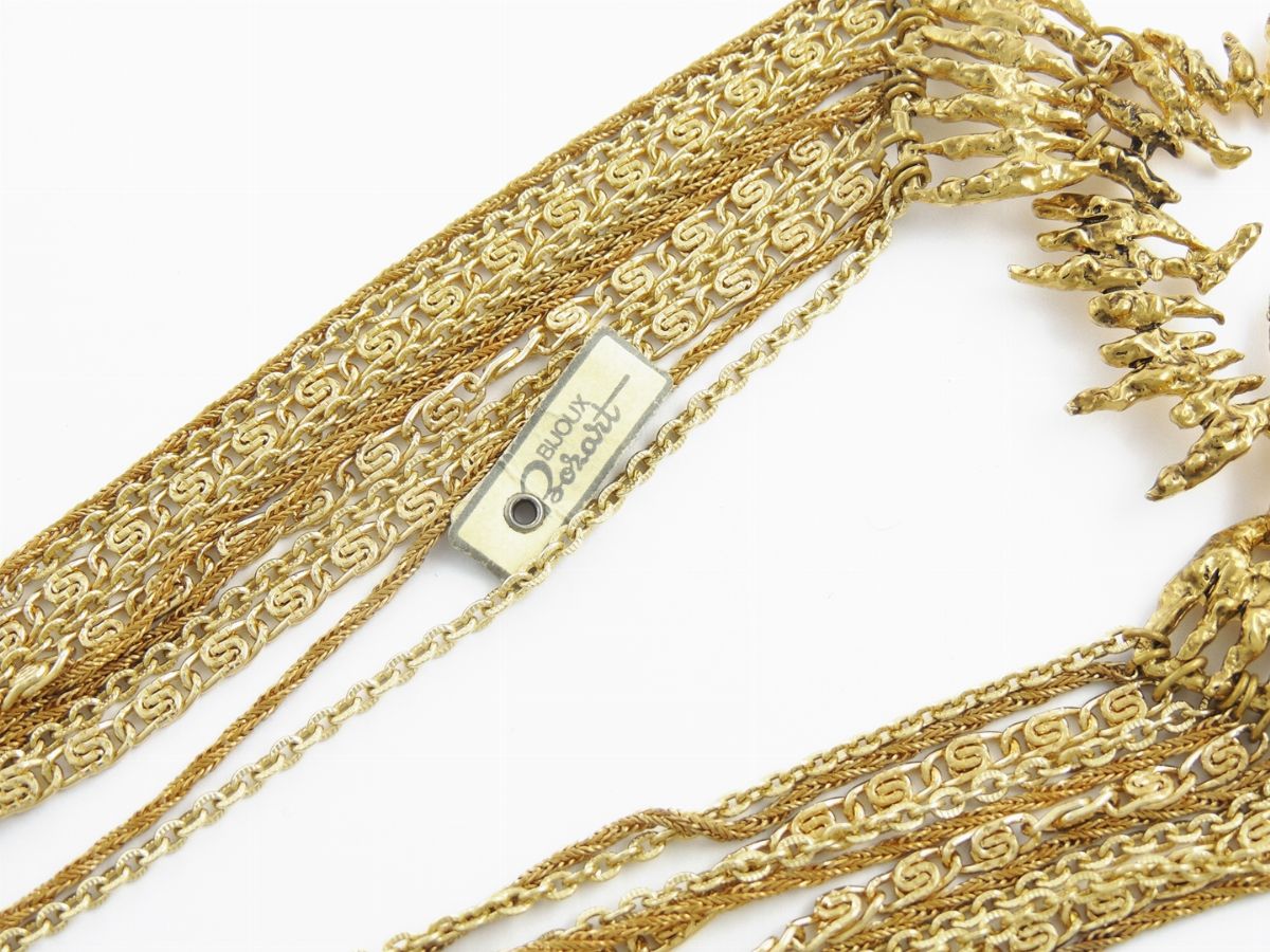 Girocollo in Metallo Dorato, Bijoux Bozart