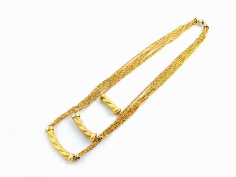 Collana in Metallo Dorato