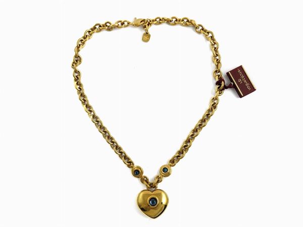 Goldtone metal necklace, Vogue Bijoux