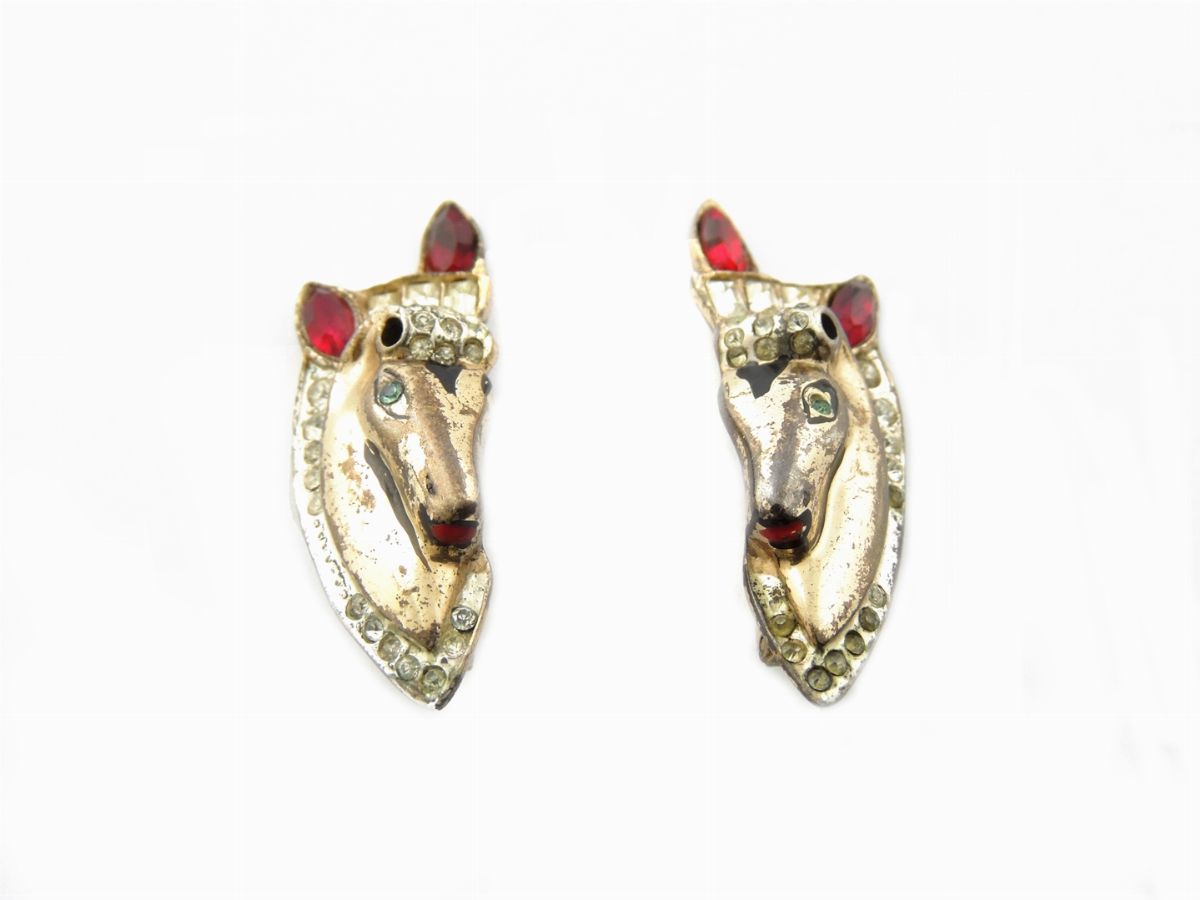 Parure Coro Duette in Metallo Sterling e Strass, Coro Craft