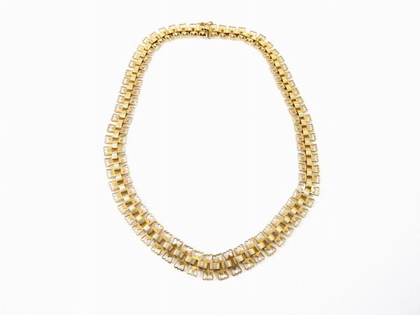 Yellow gold necklace  (MI-9 mark, end of the Forties)  - Auction Jewels and Watches - Maison Bibelot - Casa d'Aste Firenze - Milano