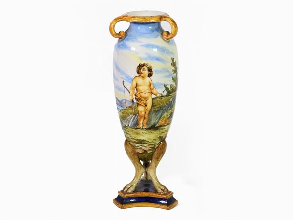 A Glazed Earthenware Vase  (Ginori, late 19th Century)  - Auction Furniture and Old Master Paintings - I - Maison Bibelot - Casa d'Aste Firenze - Milano