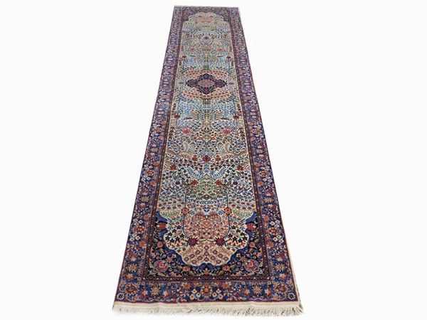 A Persian Kirman Long Carpet
