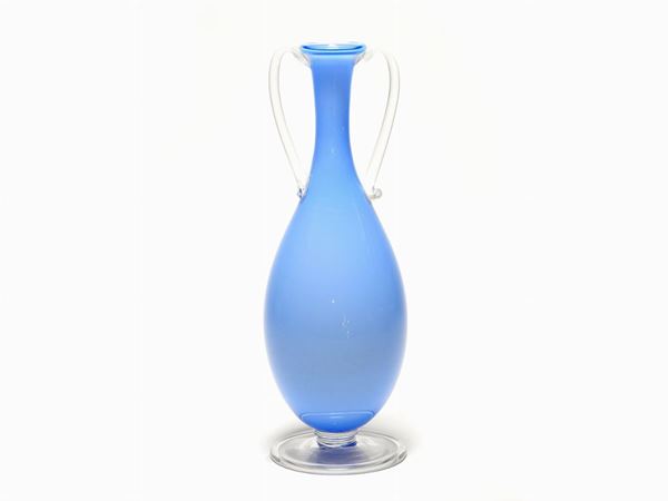 A Small Blown Glass Vase
